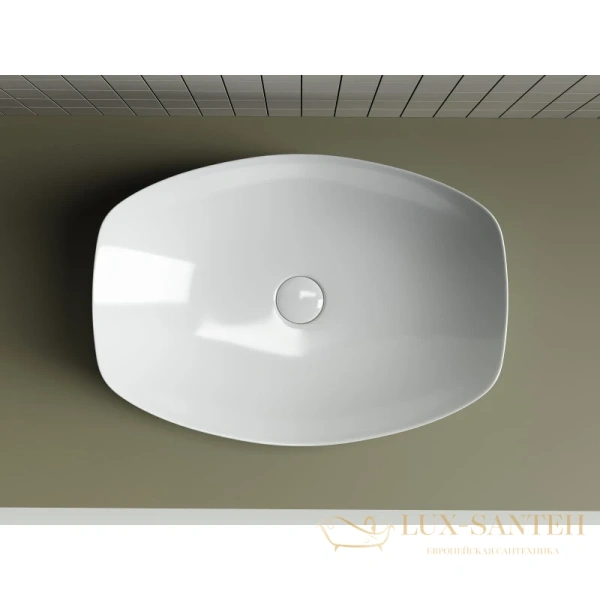 раковина ceramica nova element cn5016 56x40 см, белый