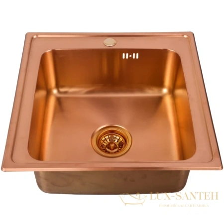 кухонная мойка seaman eco wien swt-5050-copper satin.a, медь