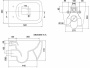 унитаз scarabeo teorema 2.0 bioker 5126/cl 49 bk, подвесной безободковый без креплений и сиденья, ardesia