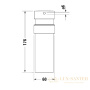 дозатор duravit starck t 0099354600 настенный, черный