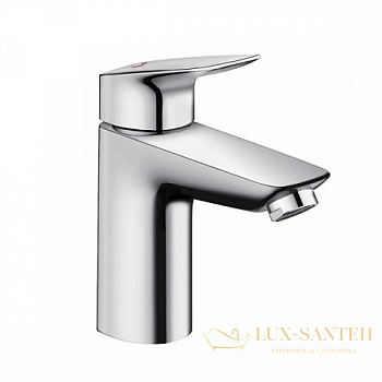 смеситель для раковины hansgrohe logis 71103000, хром