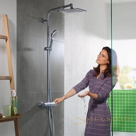 душевая система hansgrohe crometta е 240 1jet showerpipe 27271000