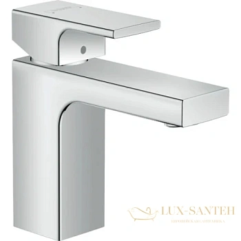 смеситель для раковины со сливным гарнитуром hansgrohe vernis shape 100 71561000 хром