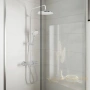 душевая система showerpipe 200 1jet с термостатом hansgrohe vernis blend 26276000, хром