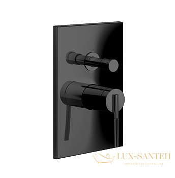 смеситель gessi ingranaggio 63577.299 для ванны, внешняя часть, black xl