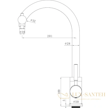 смеситель seaman barcelone ssl-5226 antique gold, античное золото