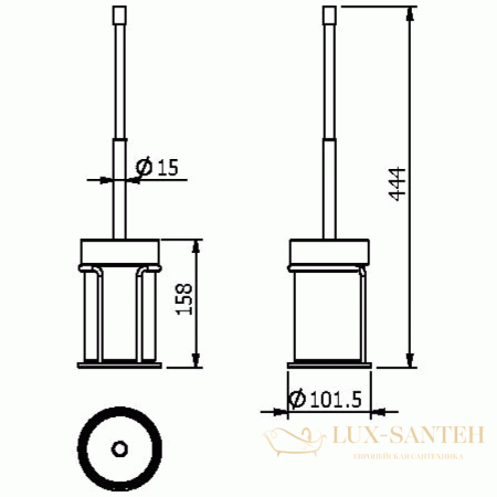 ерш langberger 10927a, хром