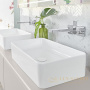 раковина накладная villeroy & boch collaro 4a2056rw ceramicplus 560х360 мм, белый матовый