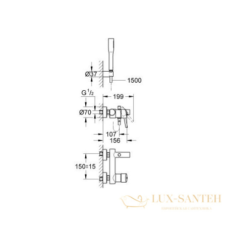 смеситель grohe concetto 32212001 для ванны, хром