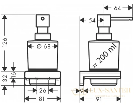 дозатор hansgrohe addstoris 41745000