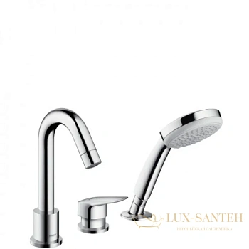 смеситель для ванны hansgrohe logis 71313000, хром