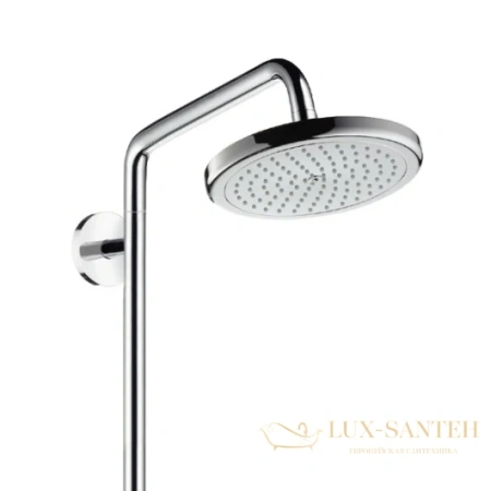 душевая система hansgrohe croma 220 showerpipe reno 27224000 поворотный держатель 400 мм, ½’