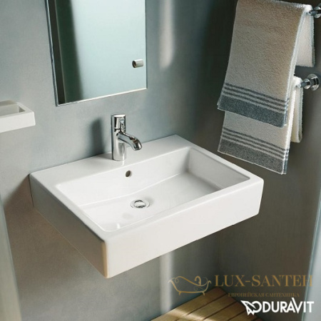 раковина duravit vero 0454500000 500х470 мм, белый