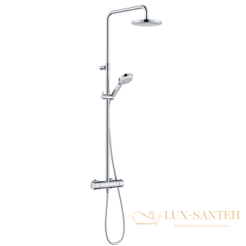 душевая система kludi dive dual shower system 6807905-00 с термостатом, хром