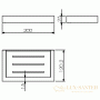 мыльница langberger vico 30060a, хром