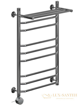 полотенцесушитель электрический ника trapezium лт (г2) вп 80/50 левый тэн, цвет хром