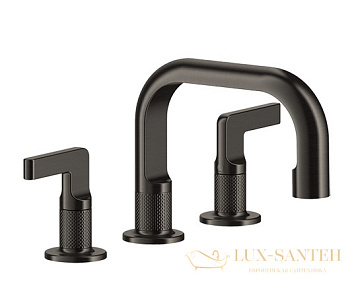 смеситель для раковины gessi inciso 58012.299, black xl