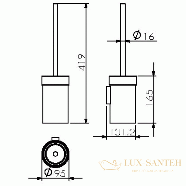 ерш langberger 28027c, хром