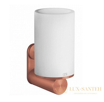 стакан gessi 316 accessories 54707.708 подвесной, copper brushed pvd/белый