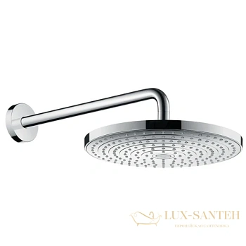 верхний душ hansgrohe raindance select s 300 2jet 27378000 с держателем 390 мм, ½’