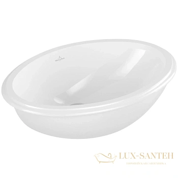 раковина villeroy & boch evana 61470001 57х41 см, альпийский белый