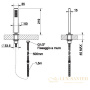 душевая лейка gessi rettangolo 20127.031 на борт ванны, хром