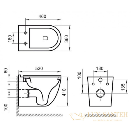 подвесной унитаз belbagno senso-r bb017chr/bb865sc с сиденьем микролифт, белый