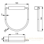 полотенцедержатель-кольцо ideal standard connect n1384aa, хром