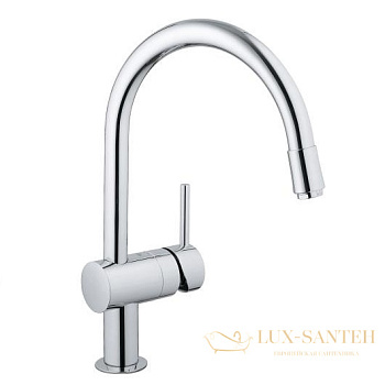 смеситель grohe minta 3291800e для мойки, хром