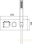 гигиенический душ rgw shower panels 21140544-31 со смесителем с термостатом sp-44-03, хром