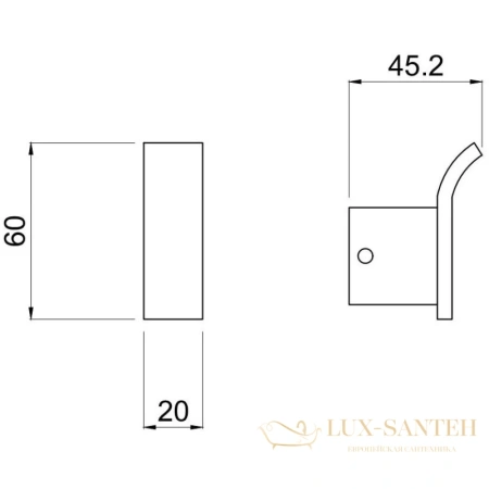 крючок allen brau infinity 6.21001-31, черный матовый