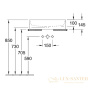 раковина накладная villeroy & boch collaro 4a1956r1 ceramicplus 560х360 мм, белый