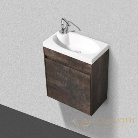 тумба под раковину belbagno pietra mini pietra mini-460-1a-so-pt-l 46 подвесная, stone