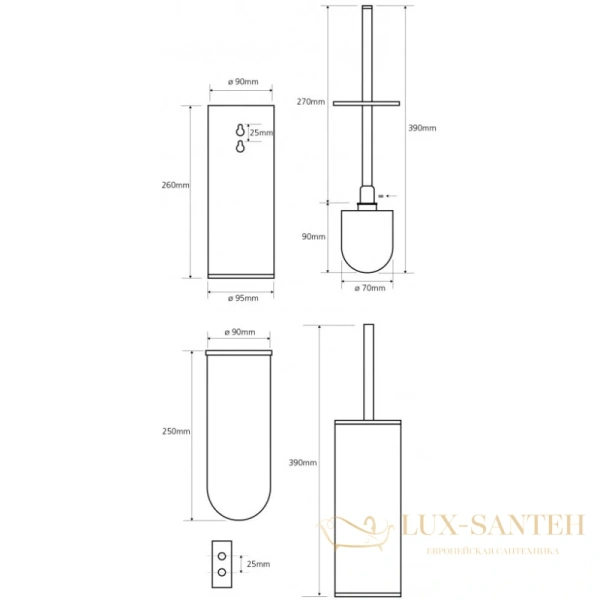 ерш bemeta neo 102313069, нержавеющая сталь