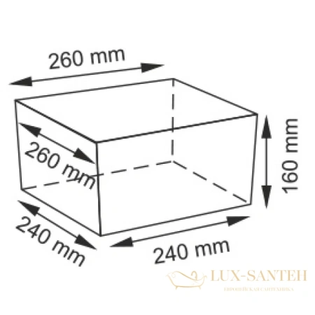 плетеная корзина wasserkraft alme wb-150-s для белья, темно-коричневый