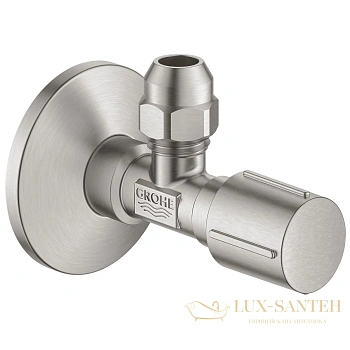 угловой вентиль grohe 22037dc0, 1/2"х3/8", суперсталь