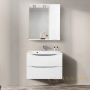 зеркальный шкаф belbagno marino marino-spc-700/750-1a-bl-p-r 70 см с подсветкой, bianco lucido