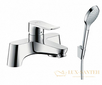 смеситель для ванны hansgrohe novus 71044000, хром