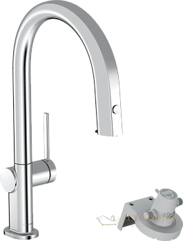 смеситель для кухни hansgrohe aqittura m91 76803000