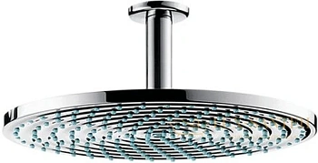 верхний душ hansgrohe raindance s 300 air 1jet 27494000, потолочное подсоединение 100 мм, ½’