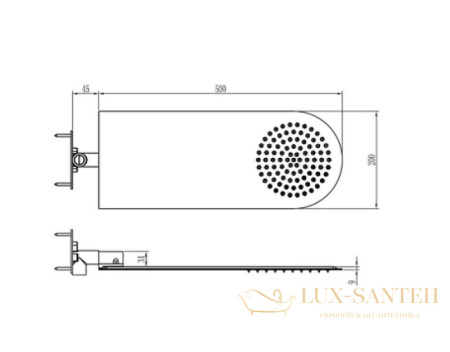 душевая система rgw shower panels 50140801-01 sp-6143-01, хром