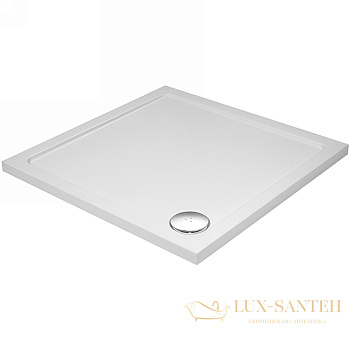 душевой поддон cezares tray smc tray-m-a-100-35-w из стеклокомпозита 100x100, белый