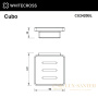 мыльница подвесная whitecross cubo cu2420bl, черный мат