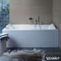 акриловая ванна duravit starck 700340000000000 190х90, белый