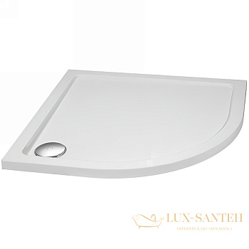 душевой поддон cezares tray smc tray-m-r-90-550-35-w из стеклокомпозита 90x90, белый