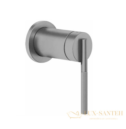 смеситель gessi ingranaggio 63561.149 для душа, внешняя часть, finox brushed nickel