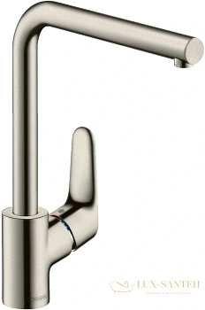 смеситель для кухни hansgrohe focus сталь 31817800