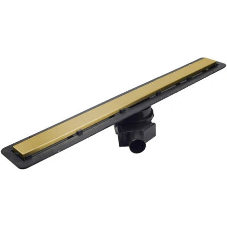 душевой канал pestan confluo frameless gold line 13701225 950 мм 2 в 1 с основой под плитку, золотой