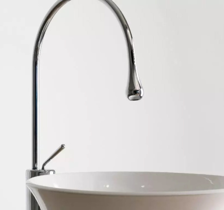 смеситель для раковины высокий gessi goccia 33606.031, хром