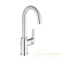 смеситель grohe bauflow 23753000 для раковины, хром